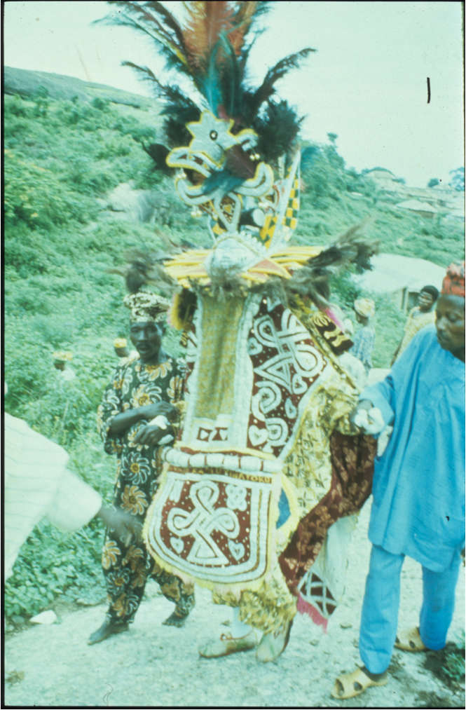 Egúngún Àgbà with intricate decoration