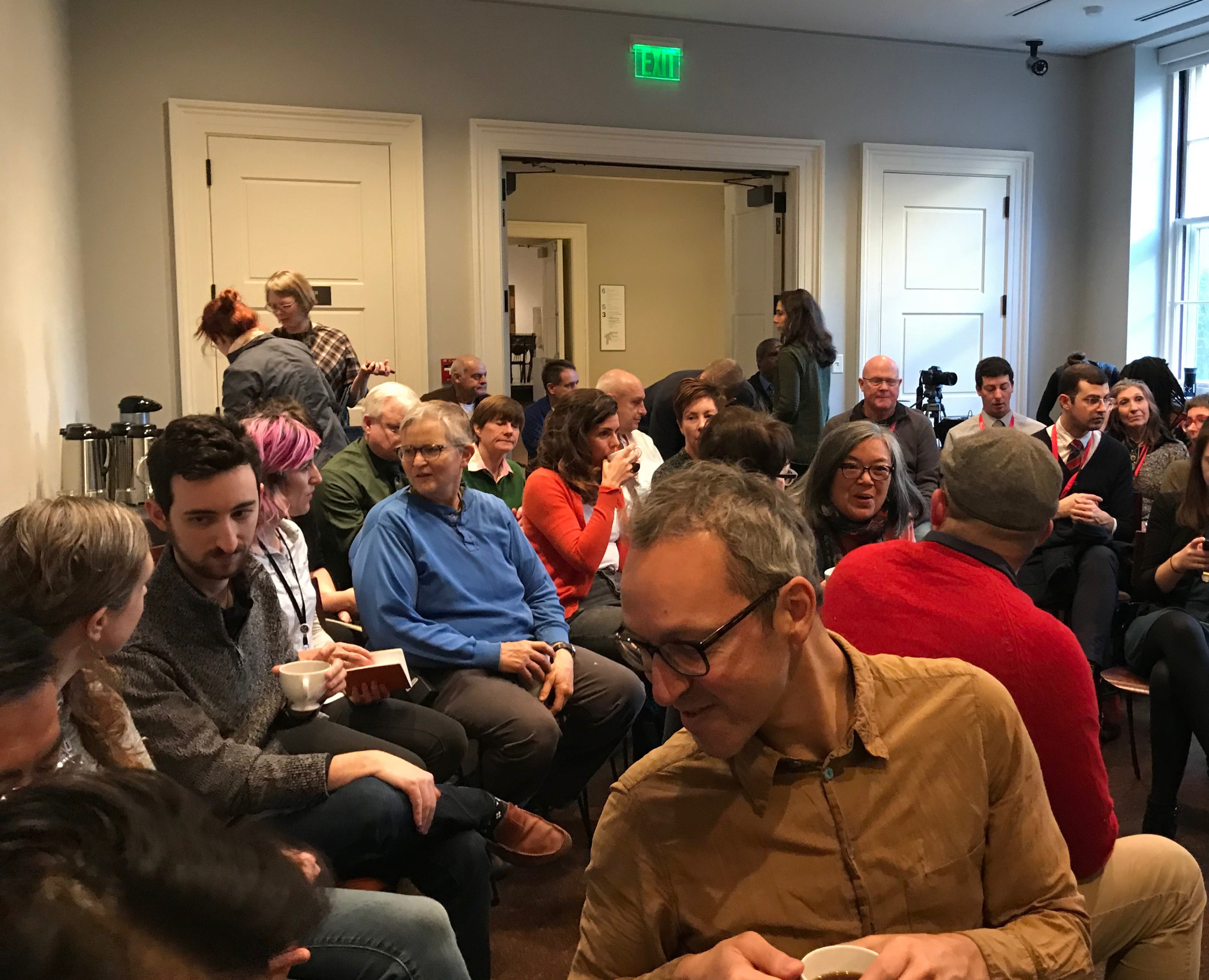 All Staff Dialogue staff interacting