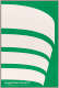 A graphic of stacked white curves set against a vibrant green background, representing the Guggenheim Museum’s architecture, with white text at the bottom: “Guggenheim Museum.”