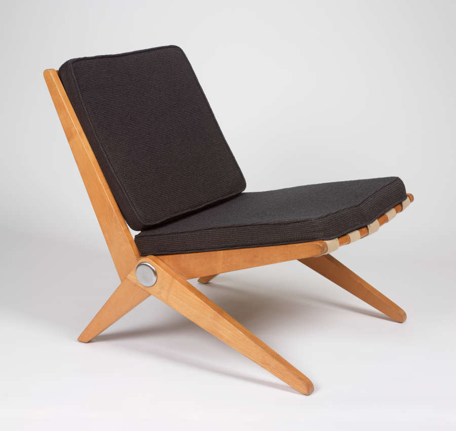 Pierre jeanneret scissor online chair